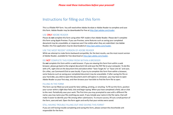 Application to the Roster of Ordained Ministers from Another Christian Tradition