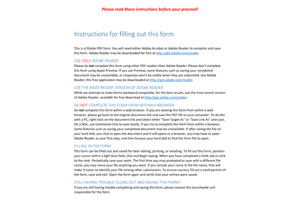 Approval Information Form