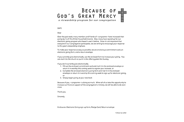 Letter Follow-Up