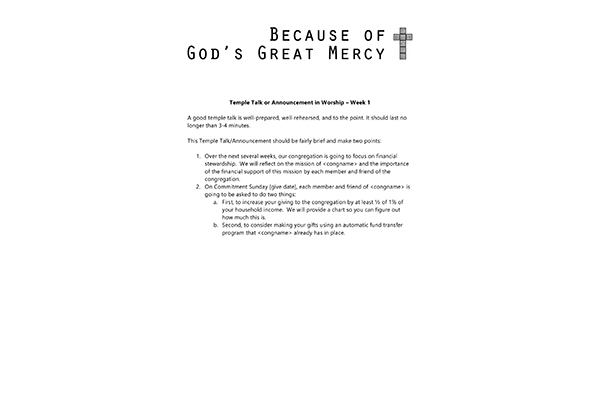 Worship Talk 1