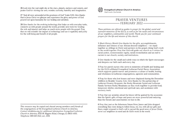 February 2022 Letter