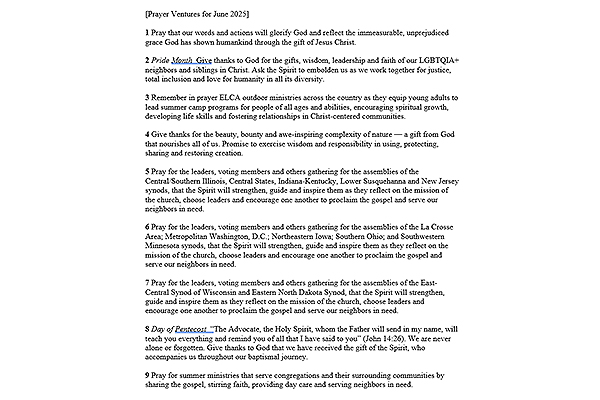 Prayer Ventures - June 2025 Word Doc thumbnail image