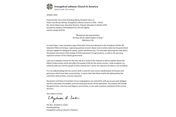 Pastoral Letter to Chile